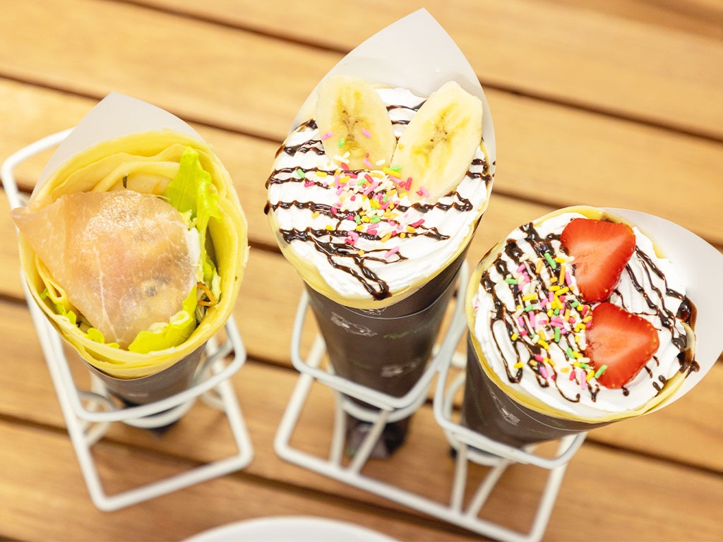 迷っちゃうほど豊富な大人気クレープメニュー